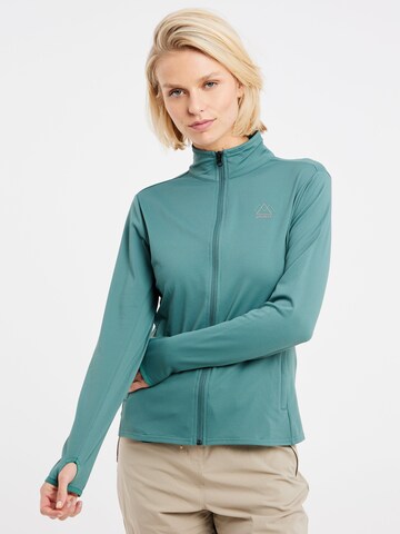 PROTEST Sportsweatjacke 'PRTPEEPAL' in Grün