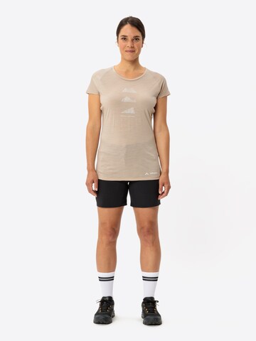 VAUDE Funktionsshirt 'Tekoa' in Beige