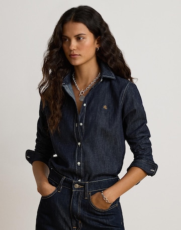 Lauren Ralph Lauren Blouse in Blue: front