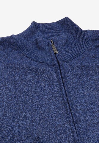 Sloan Gebreid vest in Blauw