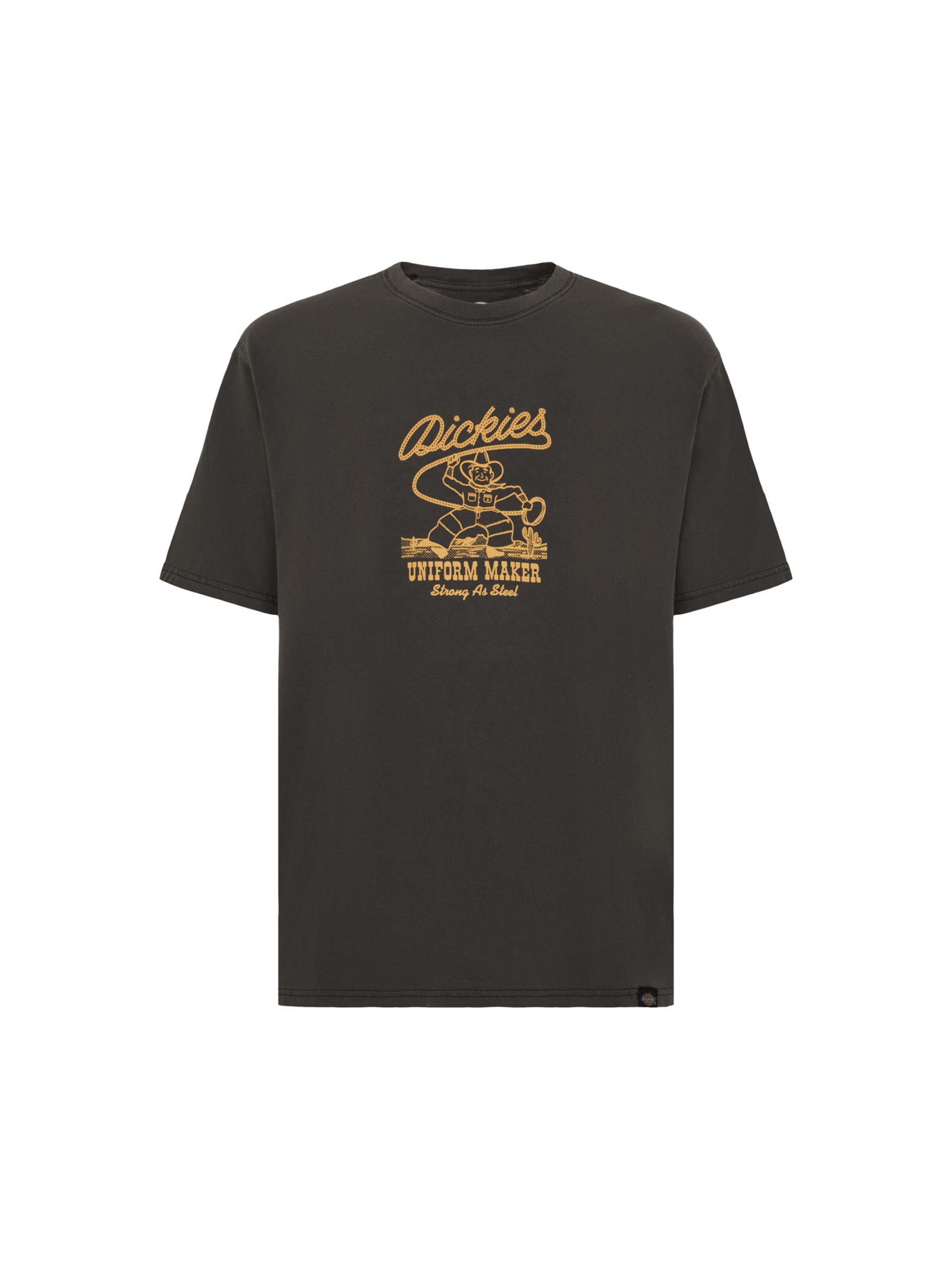 DICKIES Tričko 'Rope' – černá: přední strana