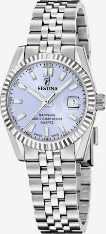 Montre à affichage analogique FESTINA en bleu : devant