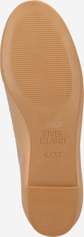 River Island Ballerina in Beige