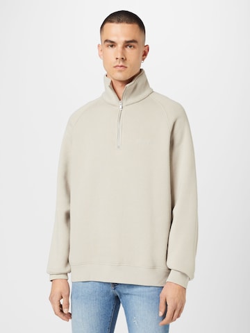 NN07Sweater majica 'Carlo' - bijela boja: prednji dio