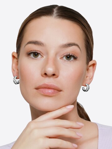 Boucles d'oreilles Heideman en argent : devant