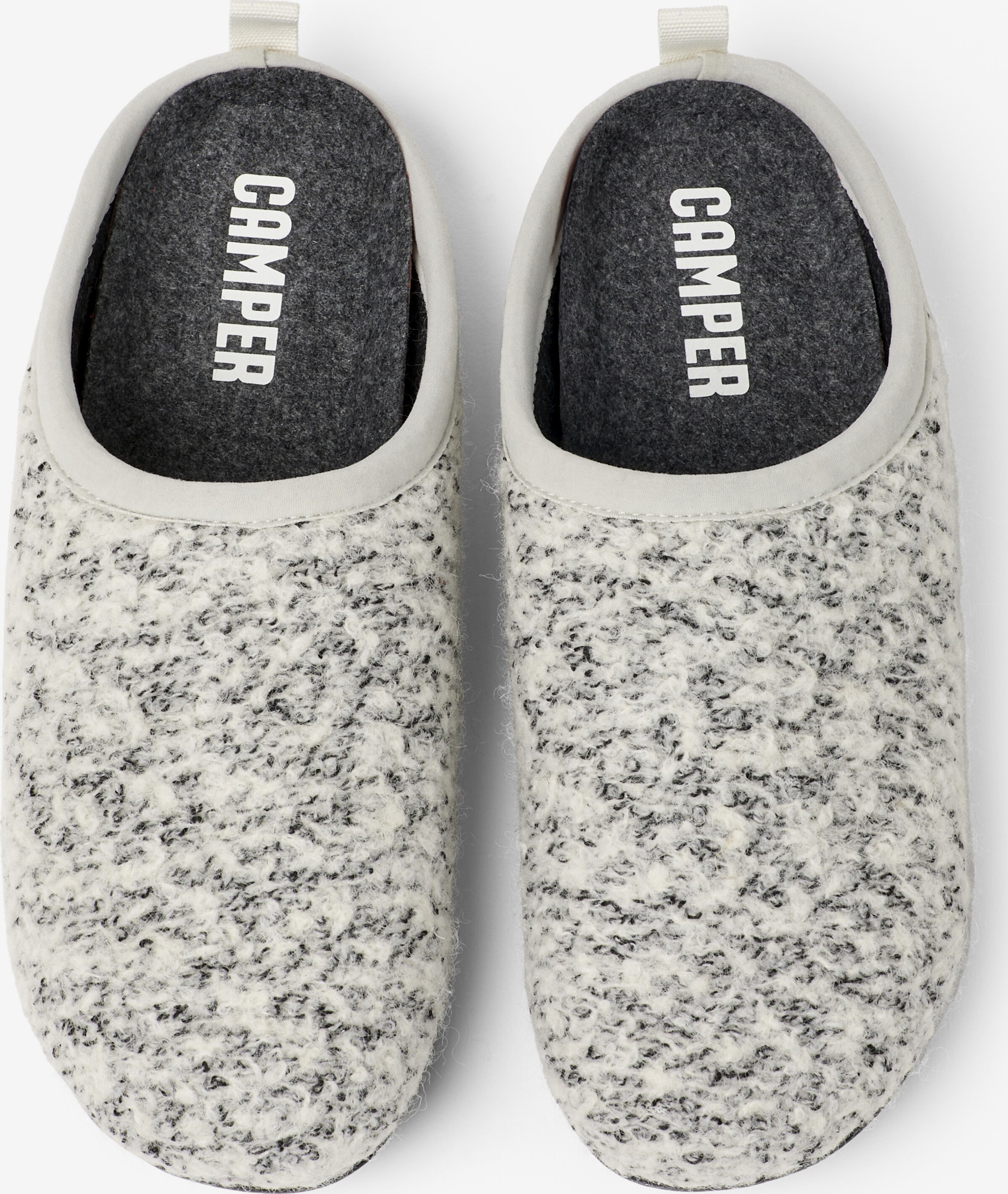 Pantoufle 'Wabi' CAMPER en Blanc, Blanc Chiné ABOUT YOU