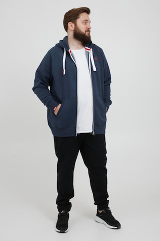 !Solid Zip-Up Hoodie 'BT BENNZIP' in Blue