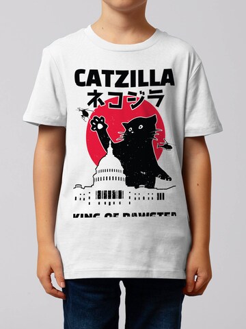 watabout.kids Shirt 'Catzilla' in White