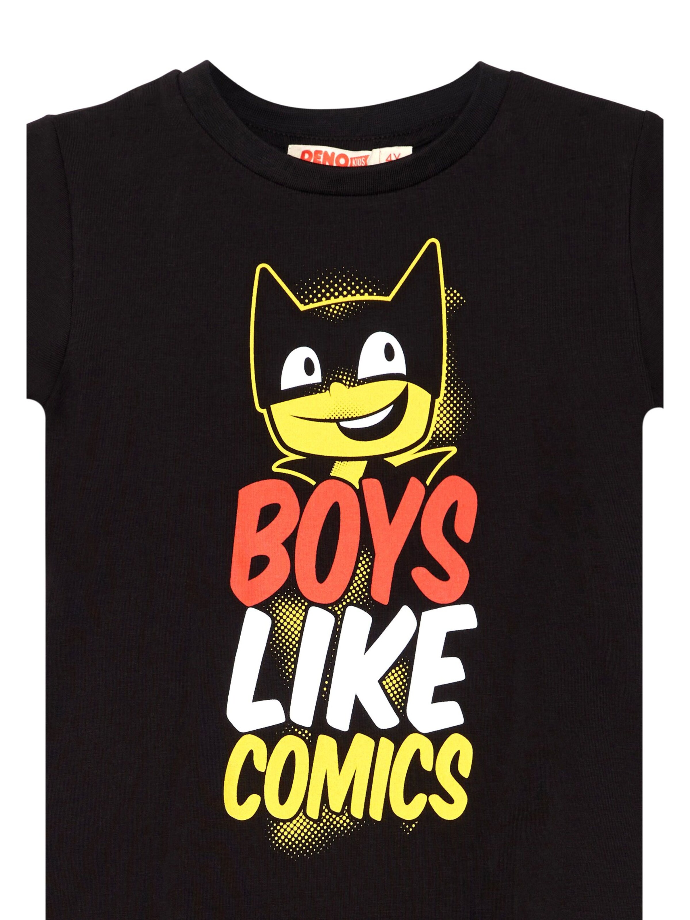 Denokids Tracksuit 'Cartoon' in Black