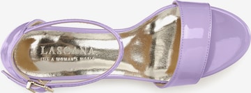 LASCANA Sandaler med rem i lilla