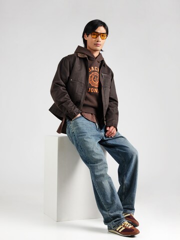 JACK & JONES Collegepaita 'JWHVICTO' värissä ruskea