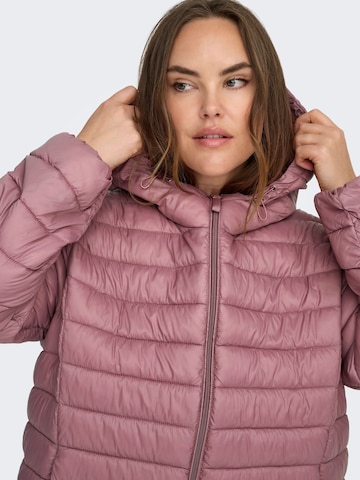 ONLY Carmakoma Between-Season Jacket 'CARTahia' in Pink