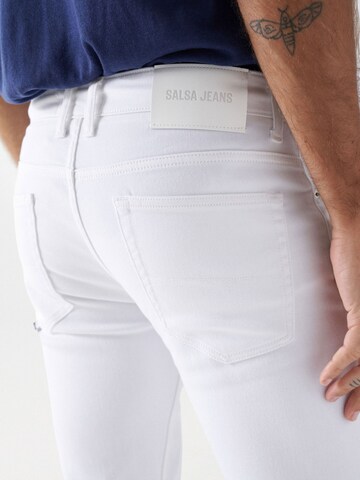 Salsa Jeans Slimfit Chino in Wit