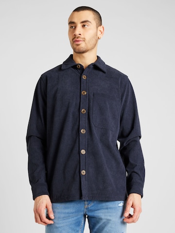 Only & Sons Regular fit Button Up Shirt 'TILE' in Blue: front