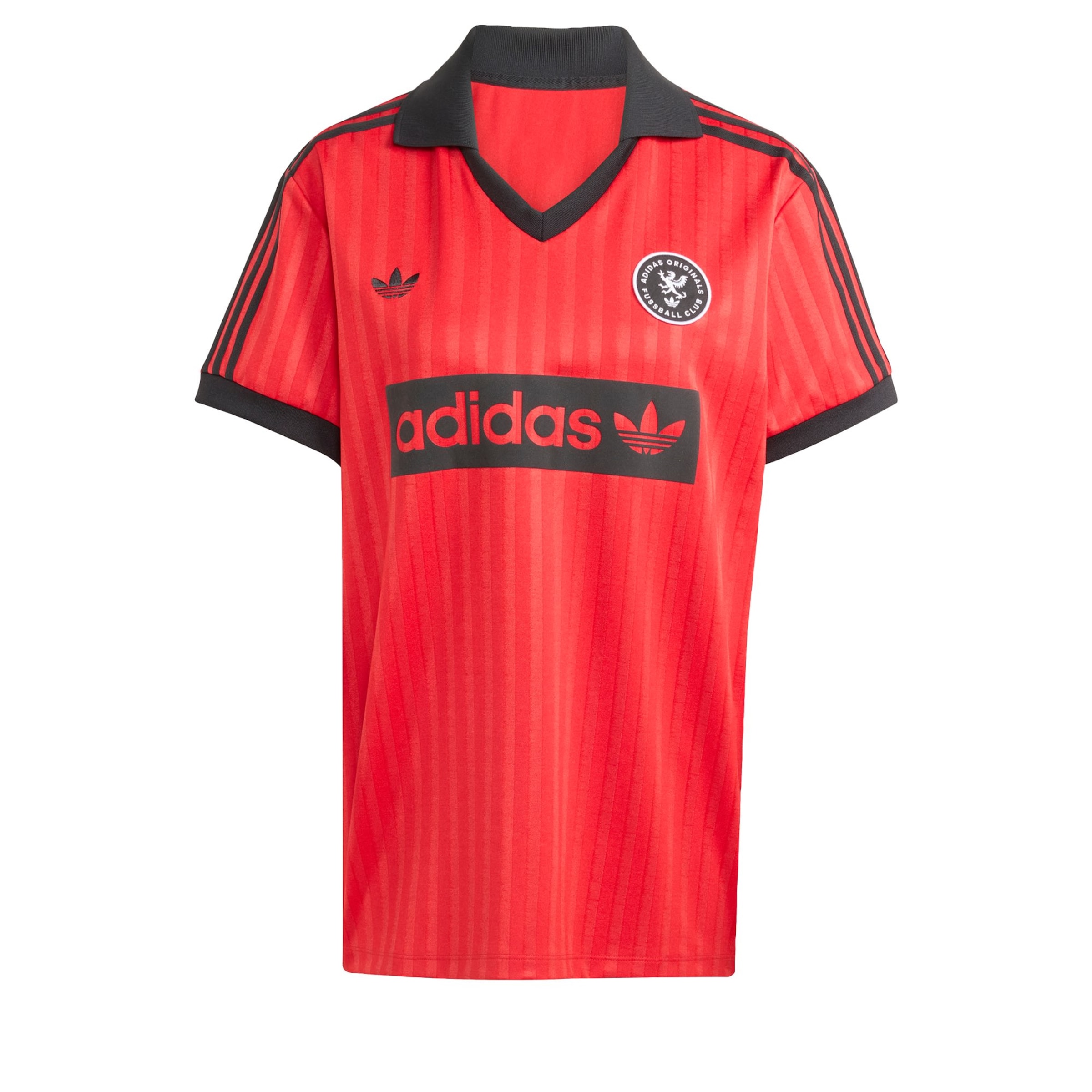 ADIDAS ORIGINALS Shirt 'Graphic Football-Inspired' in Red: front