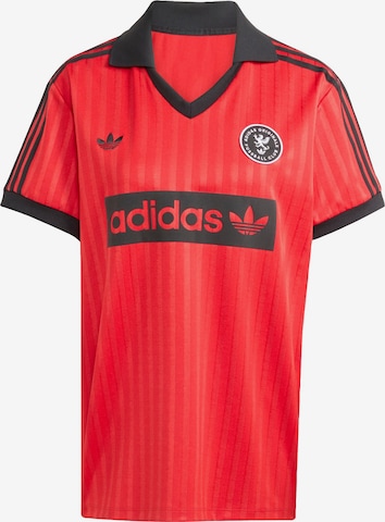 ADIDAS ORIGINALS - Camiseta 'Graphic Football-Inspired' en rojo: frente