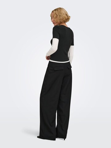 ONLY Shirt 'DUBLA' in Schwarz