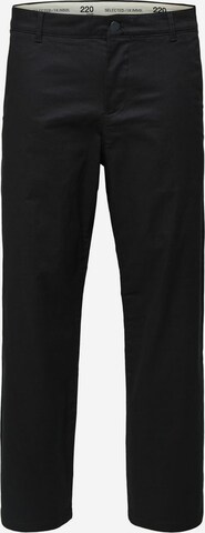 SELECTED HOMME - Loosefit Pantalón chino 'Salford' en negro