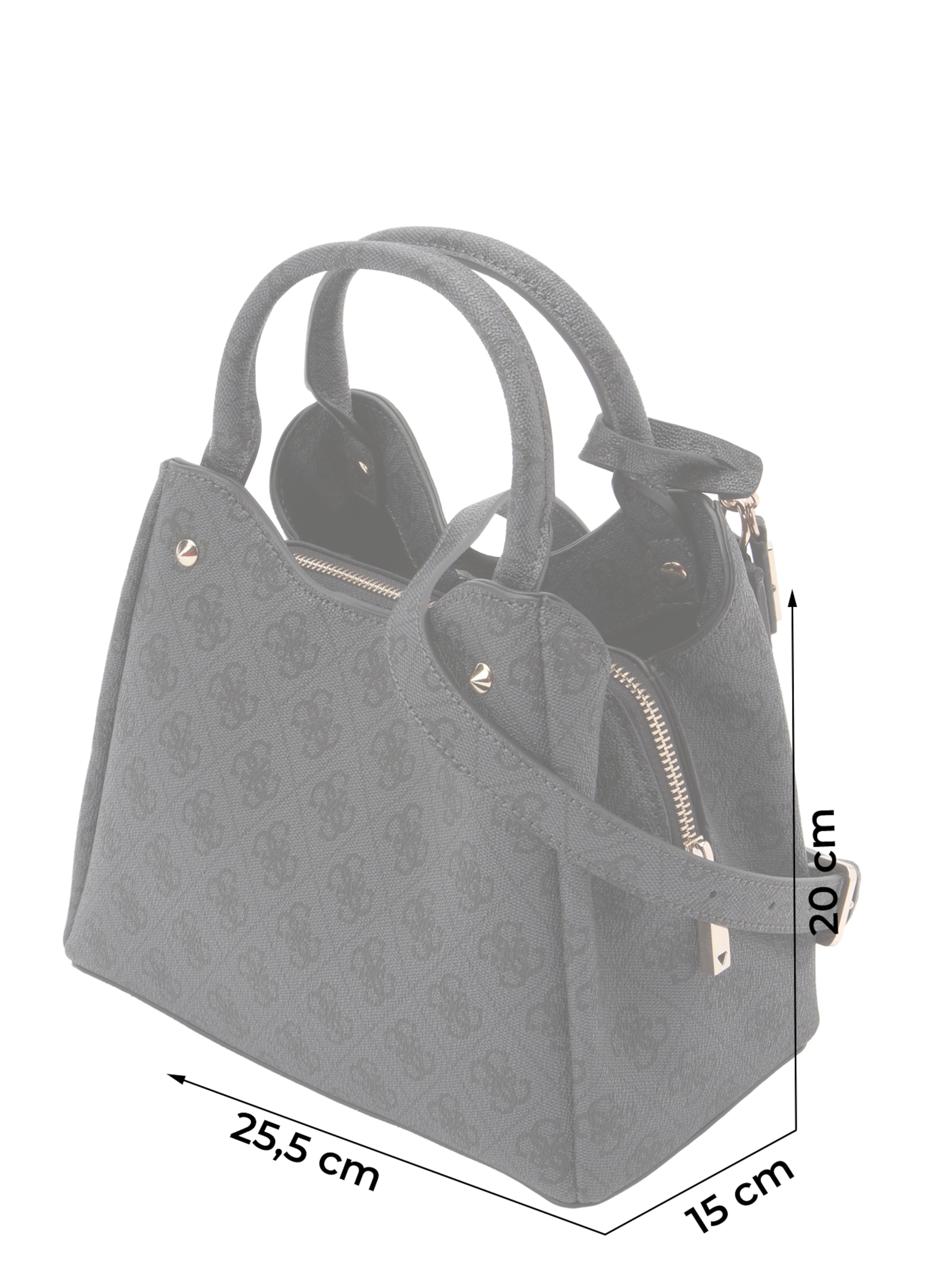 GUESS Håndtaske 'MERIDIAN II' i sort