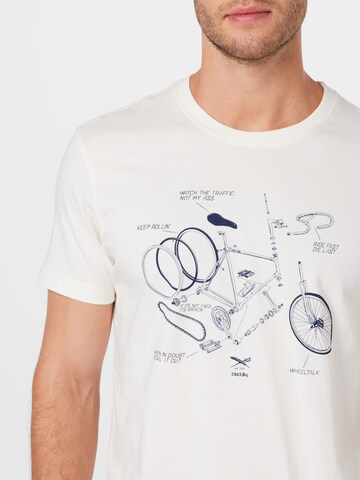 T-Shirt 'Bikeplosion' Iriedaily en blanc