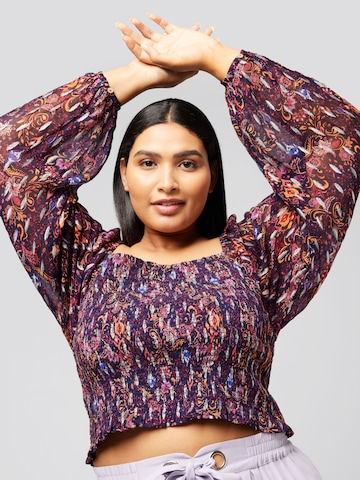 Guido Maria Kretschmer Curvy - Camisa 'Inaya' em mistura de cores