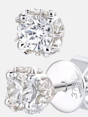 Boucles d'oreilles DIAMANT LETERNEL en blanc