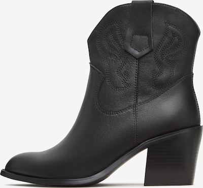 CESARE GASPARI Cowboystiefel in 37 in schwarz, Produktansicht