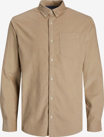 JACK & JONES Overhemd in Beige: voorkant