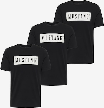 MUSTANG Shirt in Zwart: voorkant