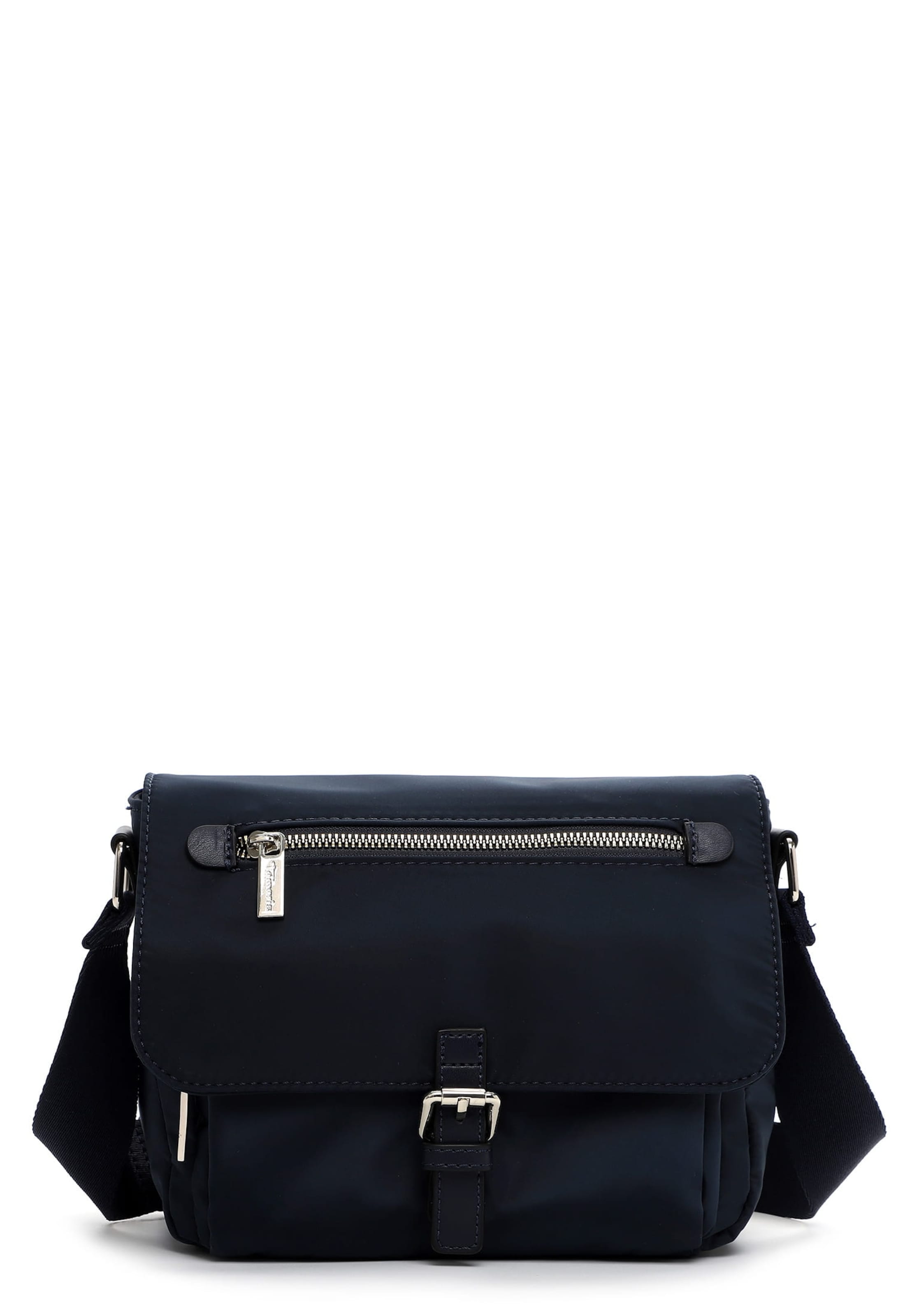 Borsa a spalla 'Khiria' di Tamaris in blu: frontale