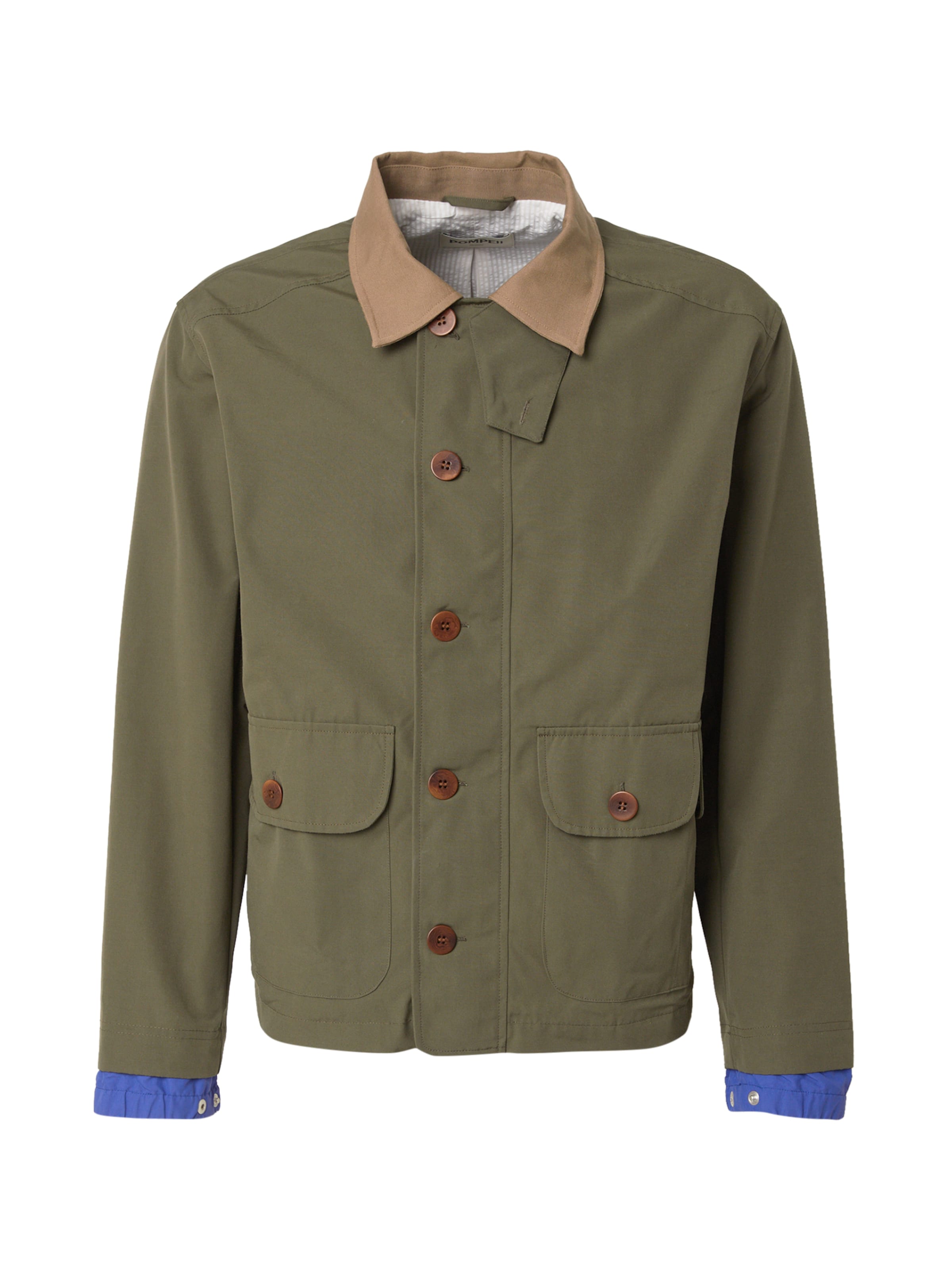 POMPEII Overgangsjakke i grøn: forside