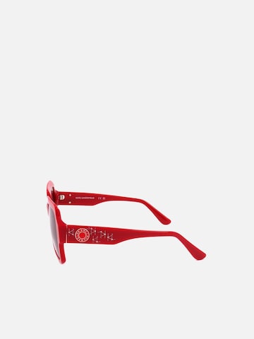 Karl Lagerfeld Zonnebril 'KL6104SR' in Rood