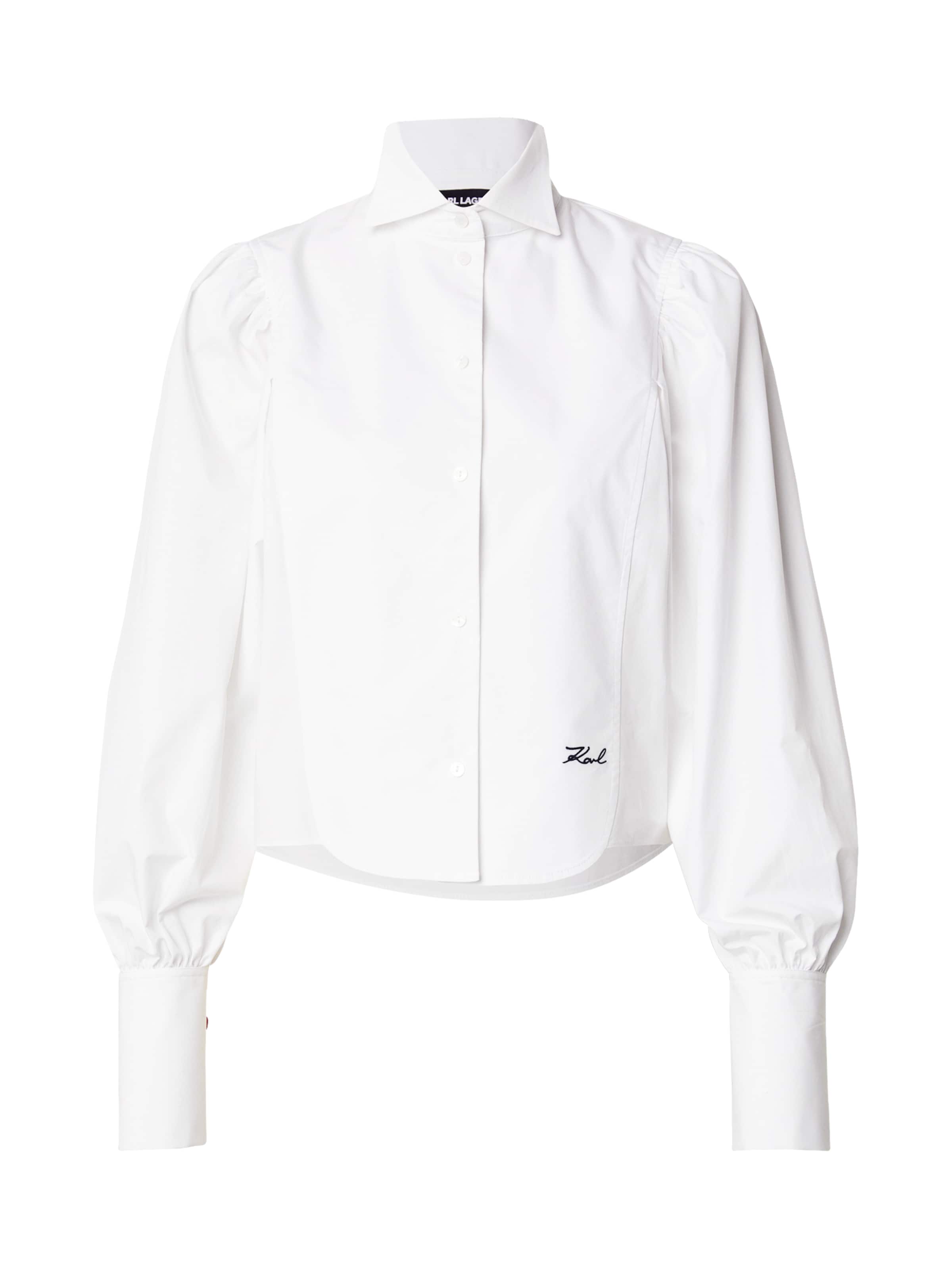 Bluză Karl Lagerfeld pe negru / alb, Vizualizare produs