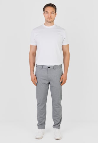 Effilé Pantalon 'Peter Maffein' Kleinigkeit en gris