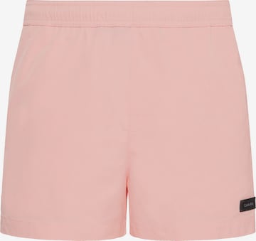 Calvin Klein Swimwear Zwemshorts in Roze: voorkant