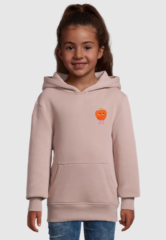 Merchcode Sweatshirt 'Apple' in Pink: Vorderseite