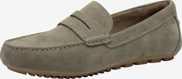 Mocassin Tamaris en vert : devant