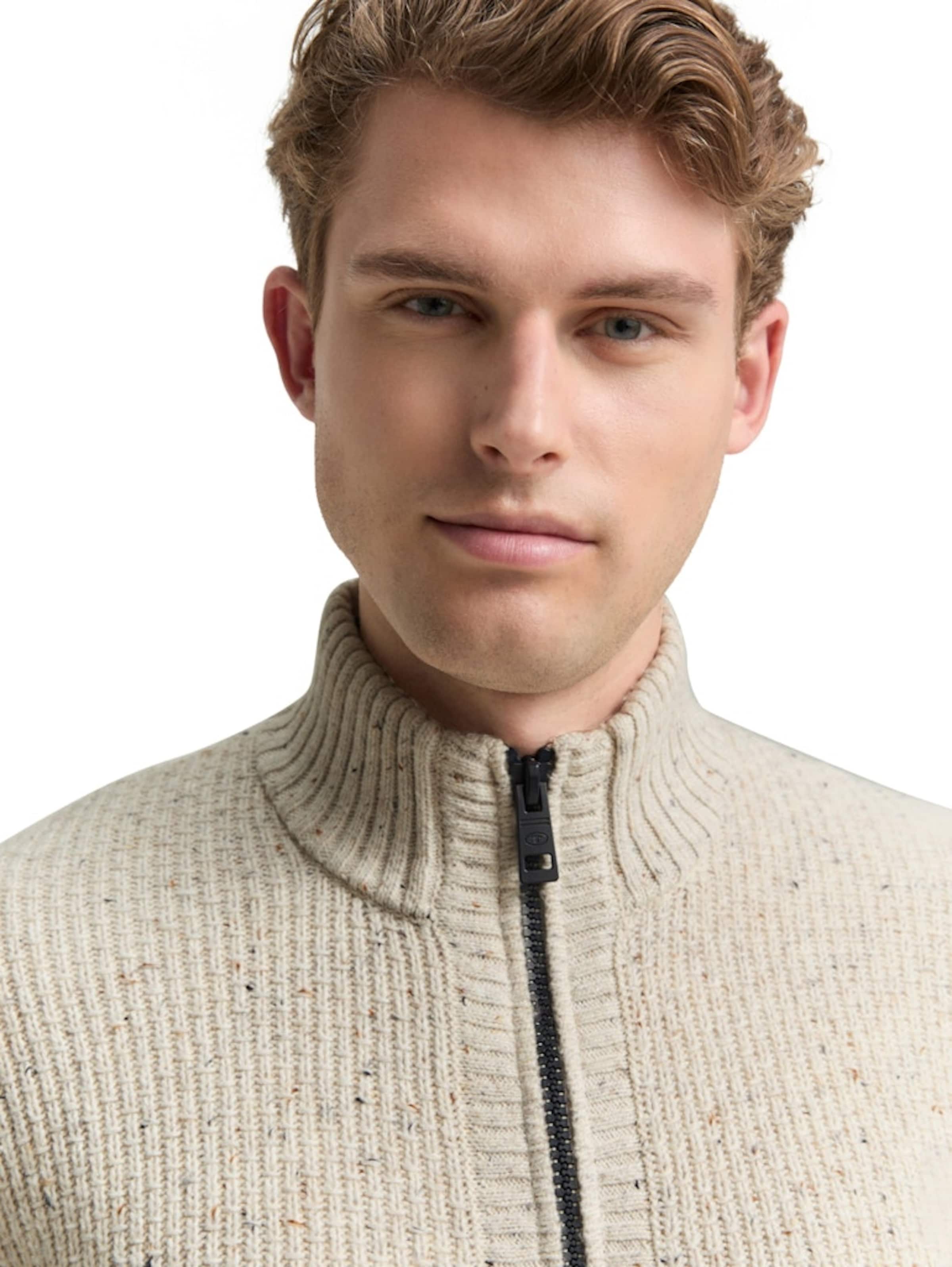 TOM TAILOR Kardigán - Biela