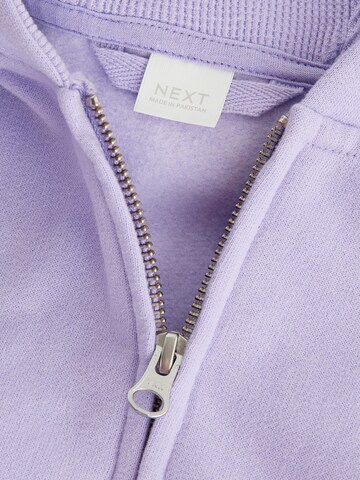 Next Sweatjacka i lila