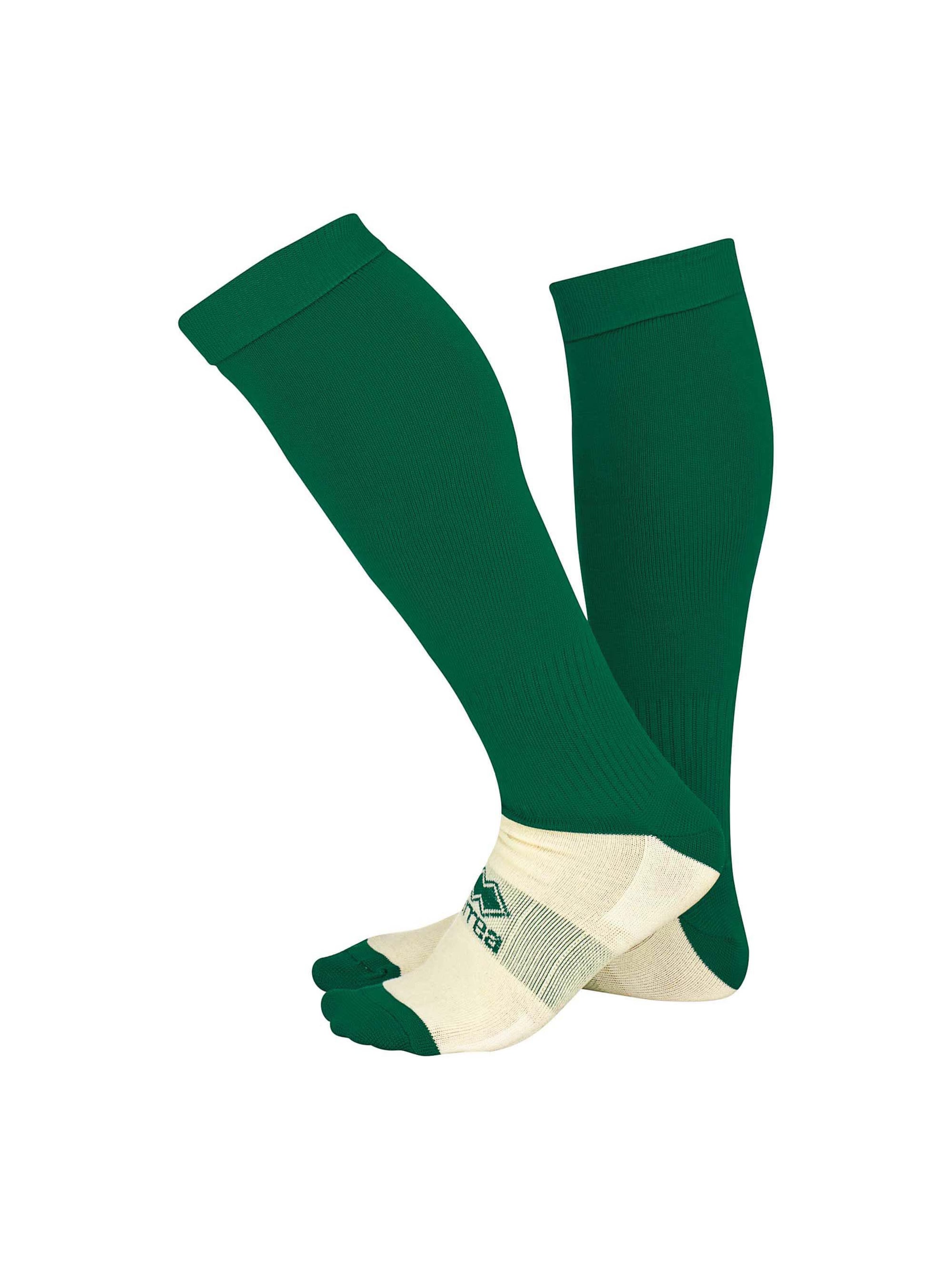 Chaussettes de sport Errea en vert : devant