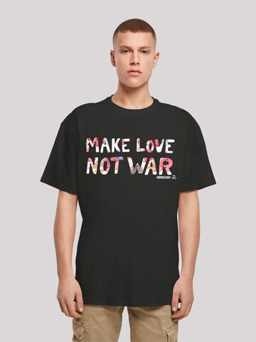 T-Shirt 'Woodstock' F4NT4STIC en noir : devant