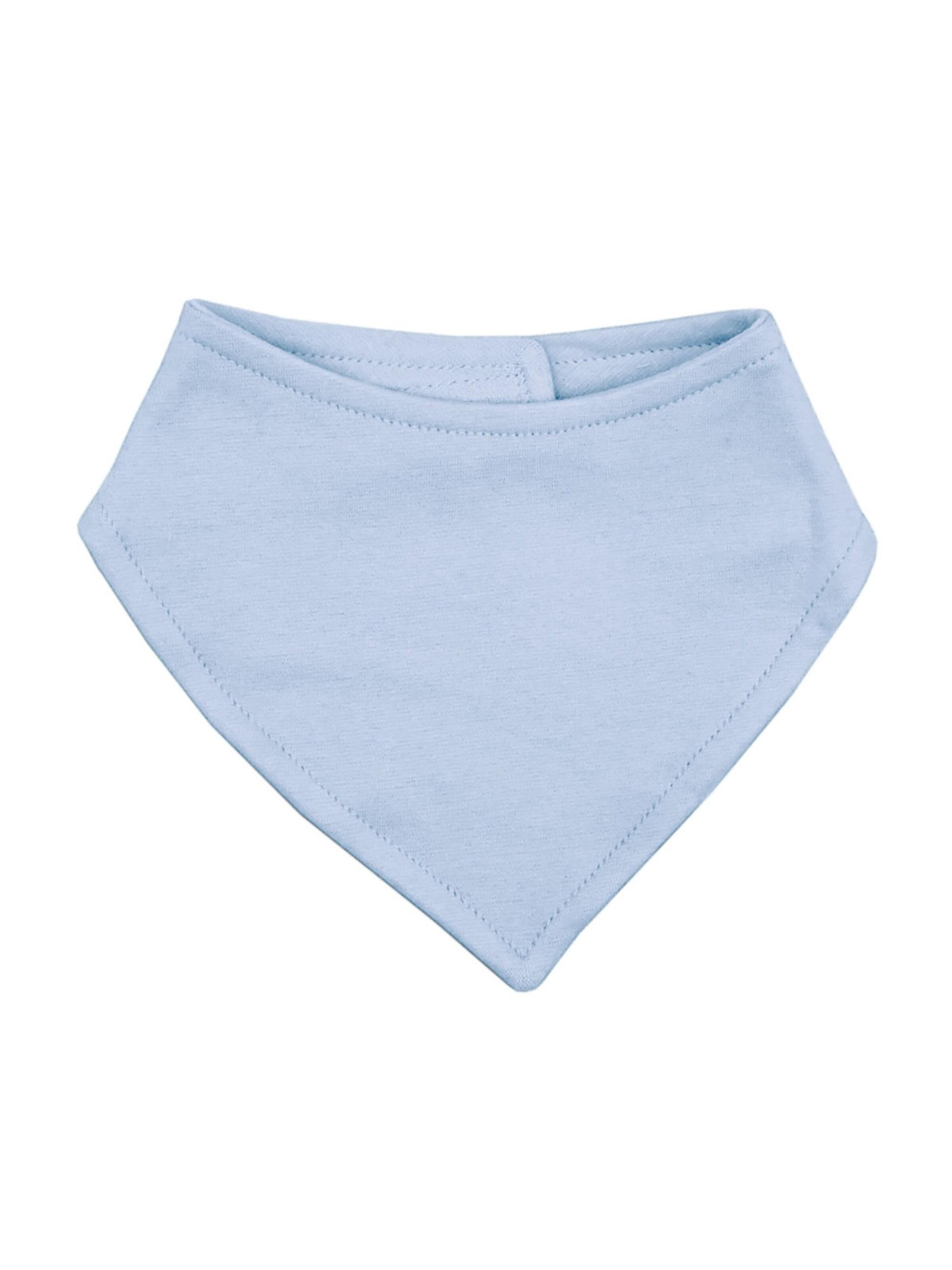 MAXIMO Bib 'BABY-Dreiecktuch mit Klett doppelt' in Blue: front
