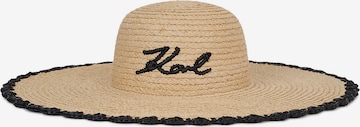 Karl LagerfeldŠešir - bež boja: prednji dio