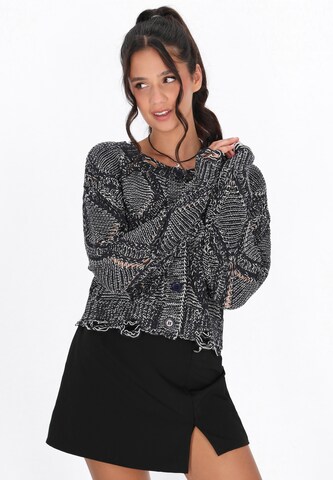 Cardigan myMo ROCKS en noir