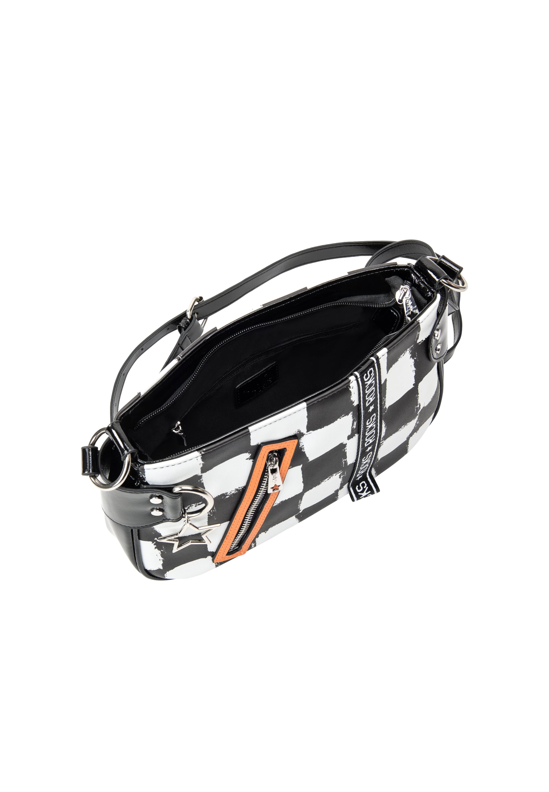 Sac à bandoulière myMo ROCKS en noir