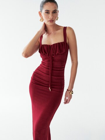 BWLDR - Vestido 'Woods' em vermelho