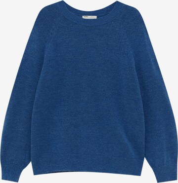 Pull-over Pull&Bear en bleu : devant