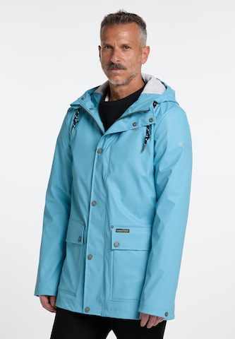 Schmuddelwedda Regenjacke in Blau: predná strana