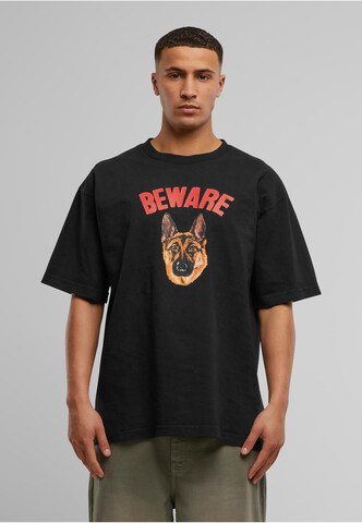 MARKET T-Shirt 'Beware Sign' in Schwarz: Vorderseite