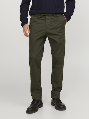 Regular Pantalon chino JACK & JONES en vert : devant